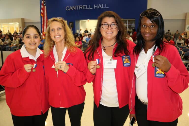 Ana Garcia Kathy Sandmuen Kelsey Midyett Kendra Williams - 1st place Health Knowledge Bowl-college